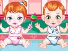 Игра Уход за детьми близнецами фото