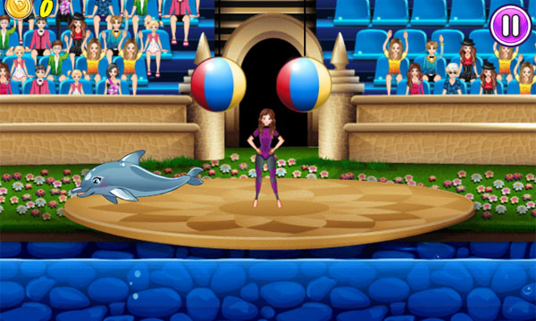 Игры шоу дельфинов